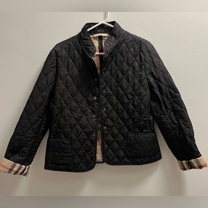 Burberry Quilted Thermoregulated Jacket in Black Colour